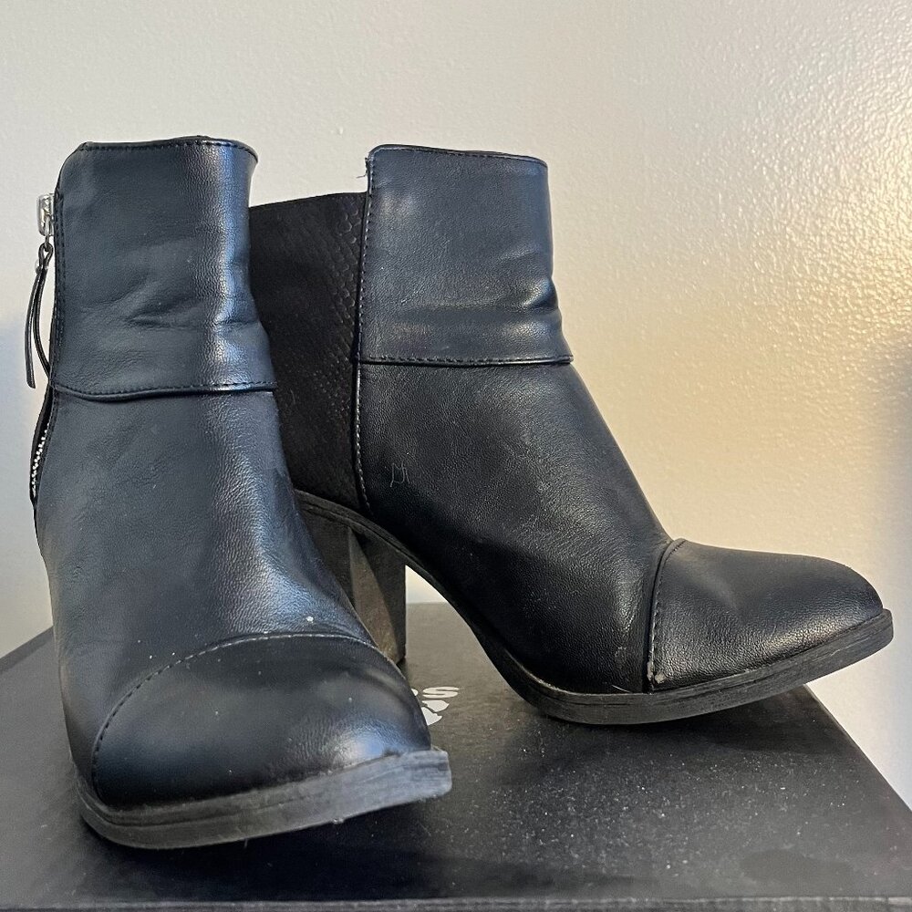 Black Heeled Ankle Boots